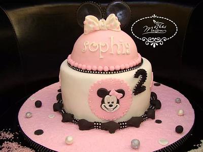 Minnie birthday cake - Cake by Fées Maison (AHMADI)