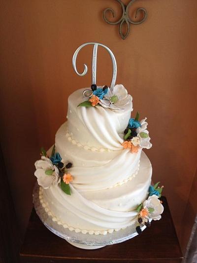 Southern Wedding  - Cake by Michelle 