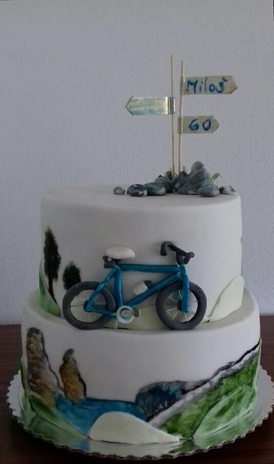 Bicycle cake  - Cake by Ellyys