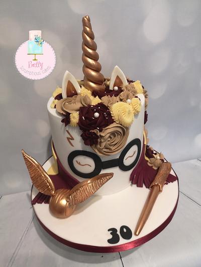 Harry Potter Unicorn - Cake by Aimee Gane-Pretty Scrumptious Cakes 