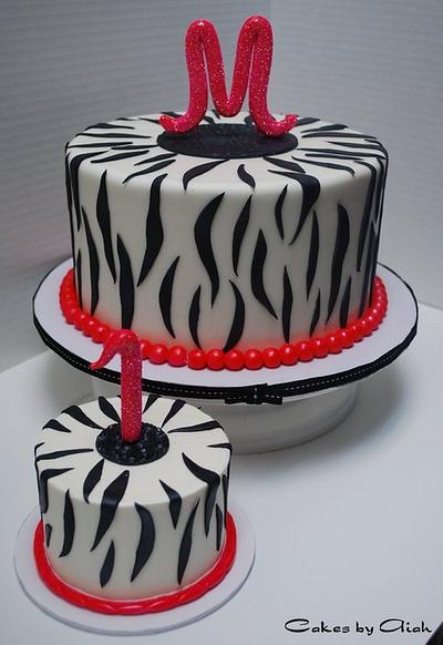M's zebra cake - Cake by Aiah