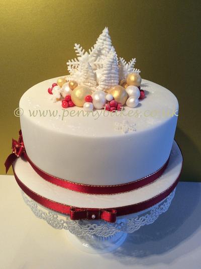 Christmassy cake!  - Cake by Popsue