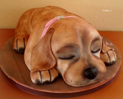 Dog - Cake by Ivule