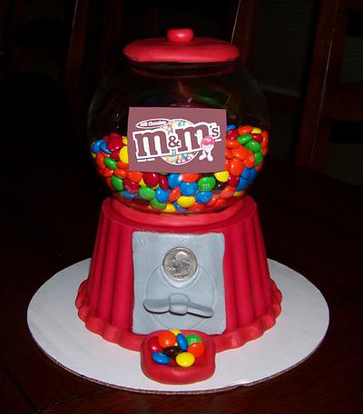 M&M Dispenser - Cake by Bambi Pruch