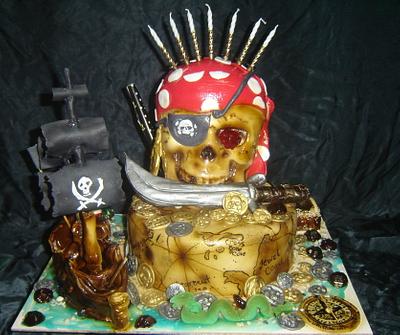 Pirate's Treasure - Cake by Katarina