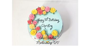Buttercream Birthday Cake - Cake by Donna Tokazowski- Cake Hatteras, Martinsburg WV