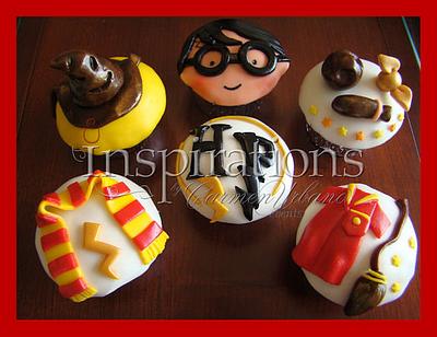 Harry Potter cupcakes - Cake by Inspiration by Carmen Urbano