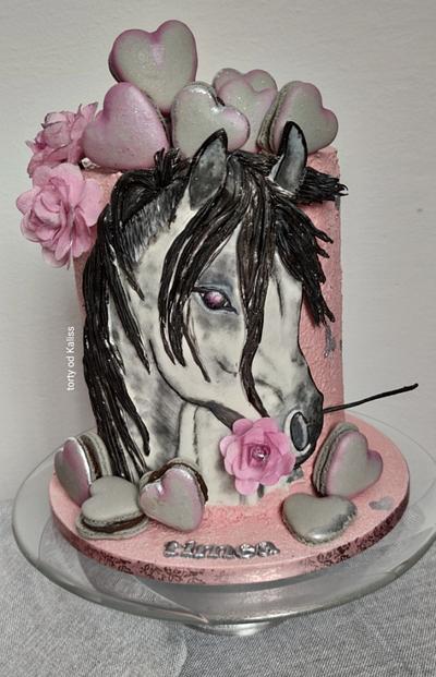 Bday and valentine horse - Cake by Kaliss