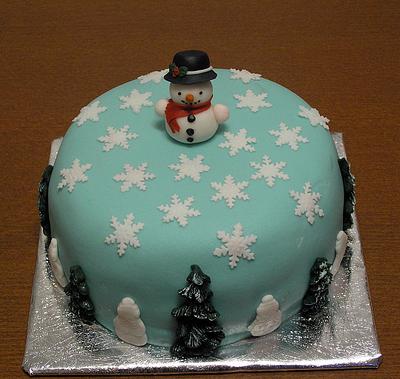 Little snowman - Cake by Anka