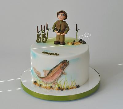 Fisherman - Cake by Jolana Brychova