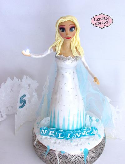 Frozen 2 - Elsa 3D cake - Cake by Lenkydorty