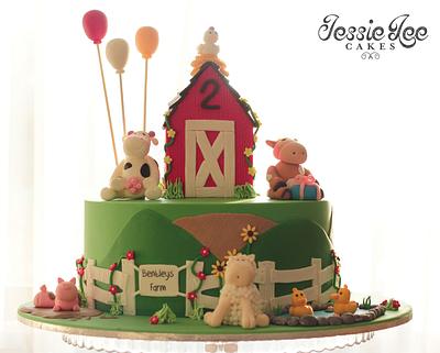 Bentleys Farm Cake! - Cake by Jessie lee cakes