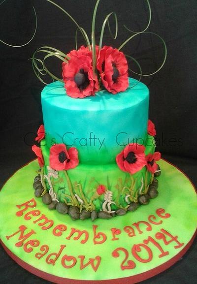 remembrance Meadow  - Cake by Cathy Clynes