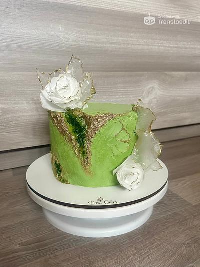 Green cake - Cake by DaraCakes