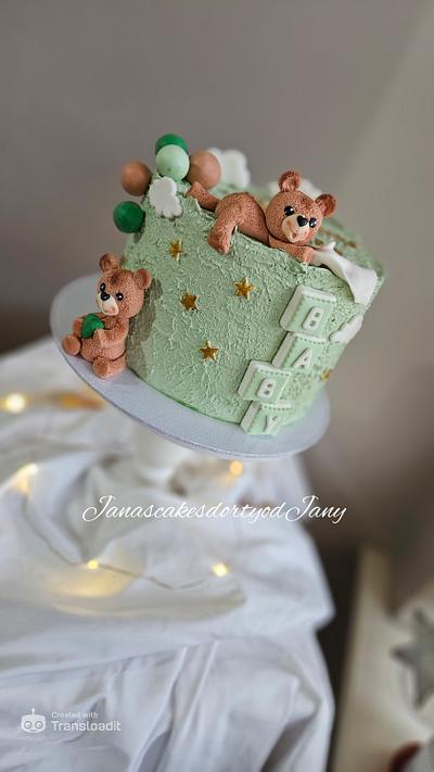 Baby shower cake..♥️ - Cake by Jana1010