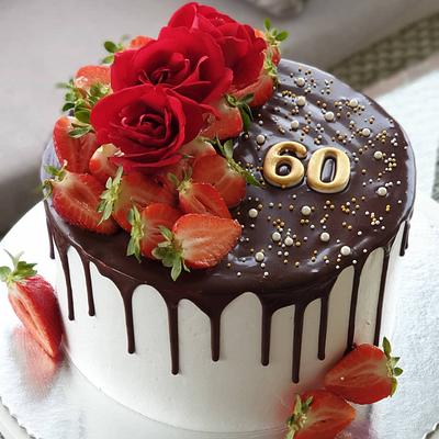 60th birthday cake - Cake by Prodiceva