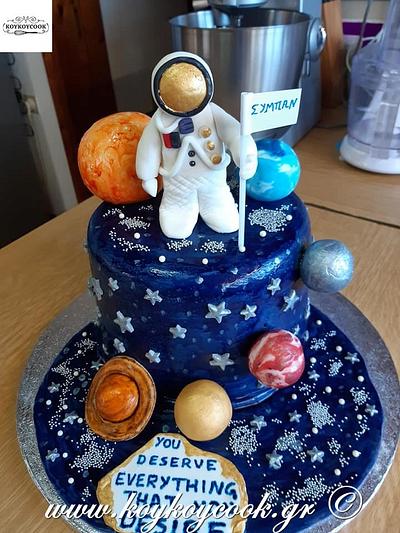 SPACE & PLANETS CAKE  - Cake by Rena Kostoglou