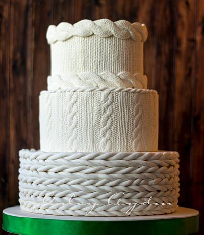 Knit Cake - Cake by Gulay Aydin