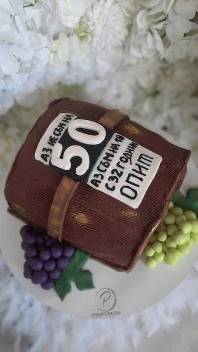 50th birthday  - Cake by Philip's Pastry 