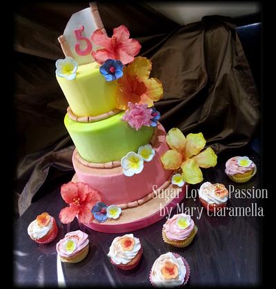 Tropical cake - Cake by Mary Ciaramella (Sugar Love & Passion)