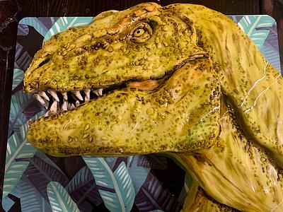 T-Rex Jurassic Park/World Cake - Cake by Cakes By Skooby