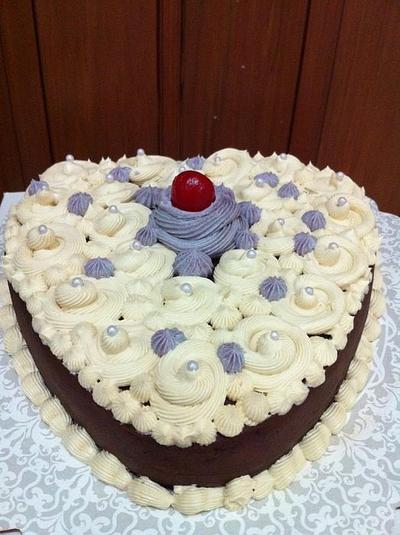 chocolate buttercream - Cake by La Verne