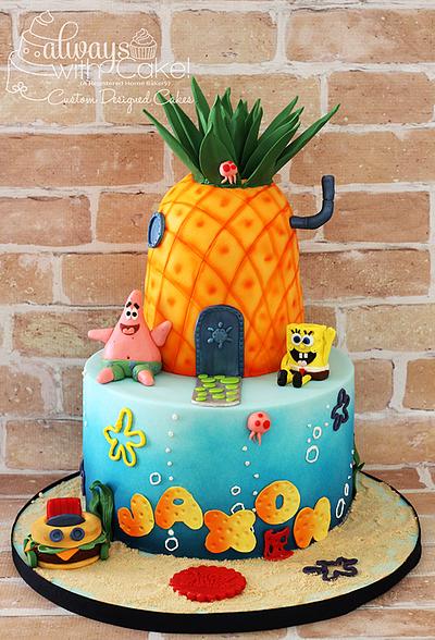 Pineapple Under the Sea - Cake by AlwaysWithCake