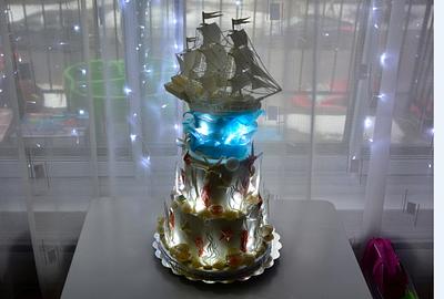 ship cake - Cake by OxanaS