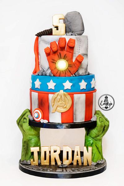 Avengers Cake - Cake by EmilyL