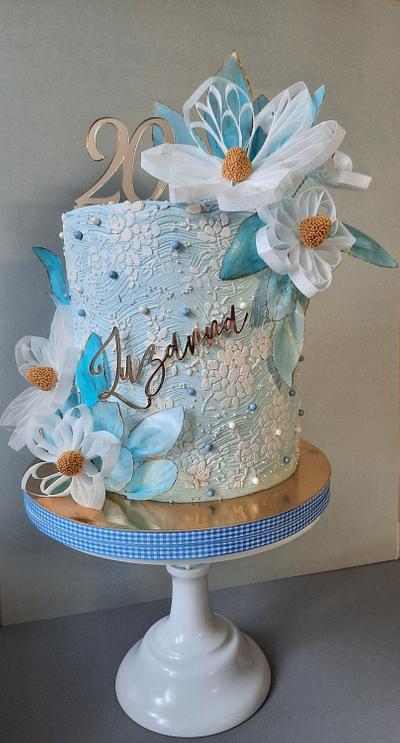 Urodzinowy, kobiecy  - Cake by Amalka