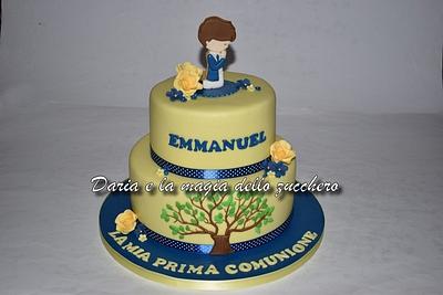 first communion cake boy - Cake by Daria Albanese