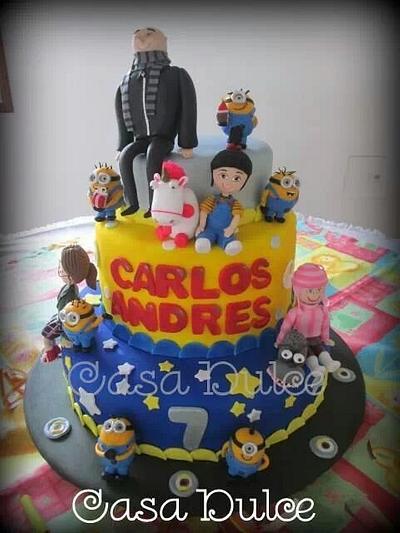 Despicable me Cake - Cake by CASA DULCE CALI