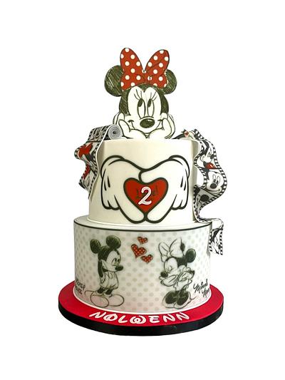 Minnie cake vintage - Cake by Cindy Sauvage 