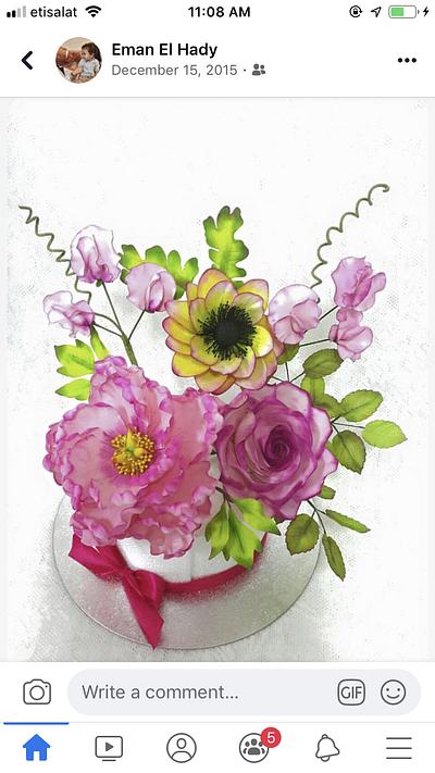 Bouquet flowers  - Cake by Emy99omar