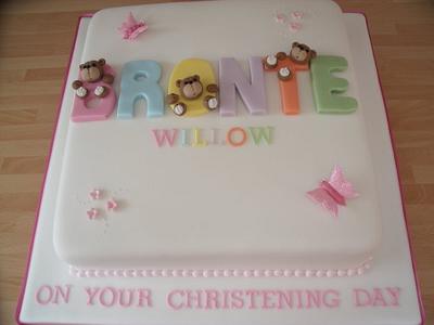 christening cake - Cake by helen Jane Cake Design 