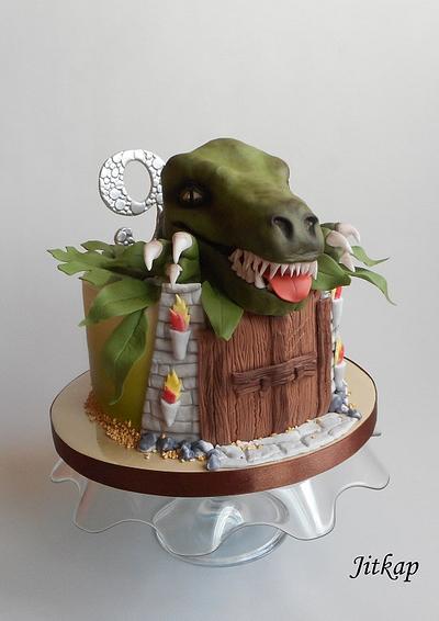 Jurassic World - Mosasaurus - Decorated Cake by - CakesDecor