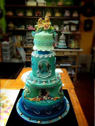 Love Under The Sea  - Cake by Louis Ng