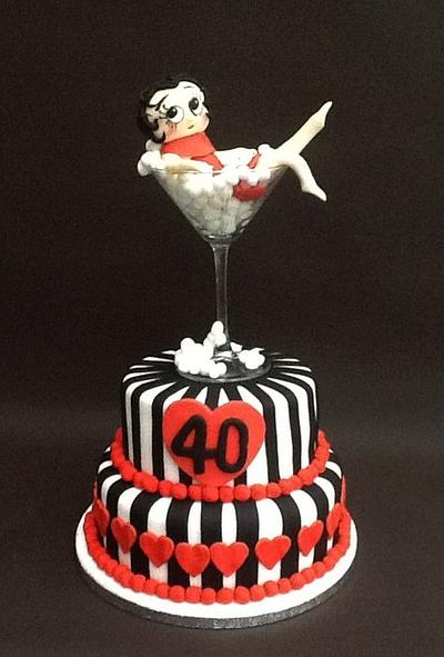 Betty boop - Cake by lorraine mcgarry