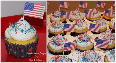 4th of July Cupcakes - Cake by Sugar Sweet Cakes