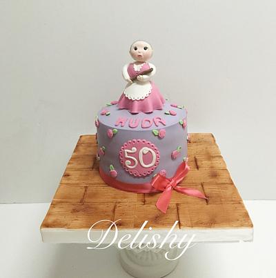 50th's birthday cake  - Cake by Zahraa