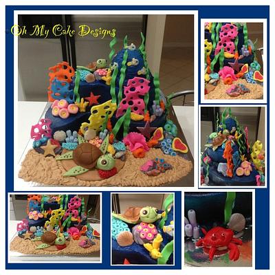 Under the Sea - Cake by Oh My Cake Designs