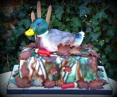 Mallard Duck - Cake by Karens Kakes