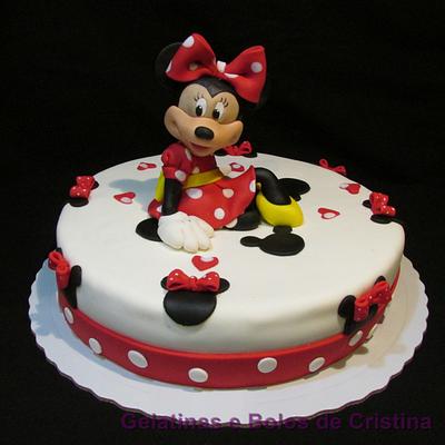 Minnie Birthday Cake - Cake by Cristina Arévalo- The Art Cake Experience