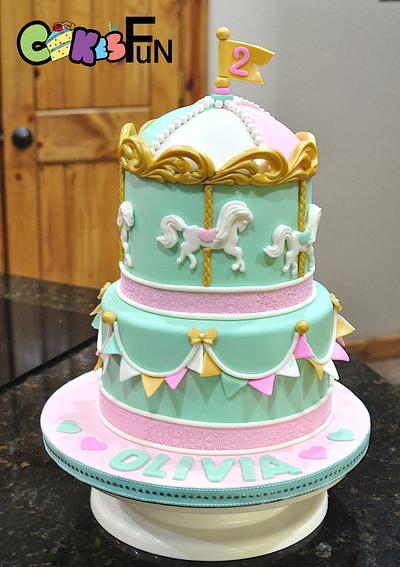 Merry-Go-round Cake - Cake by Cakes For Fun