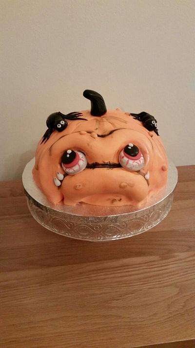 Pumpkin face - Cake by Maggie
