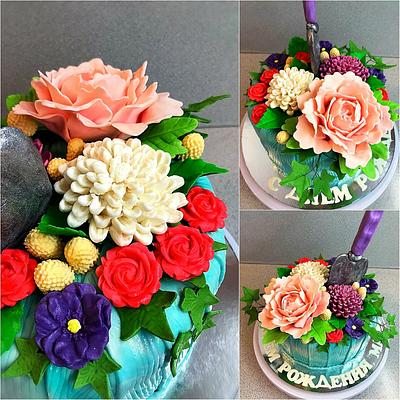 Flowers cake  - Cake by Julia