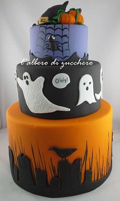 Halloween cake - Cake by L'albero di zucchero