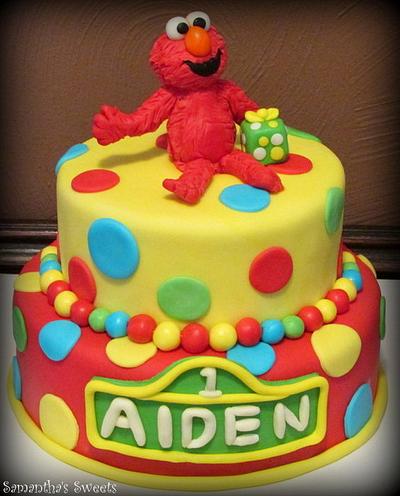 Sesame Street Birthday Cake with Elmo - Cake by Samantha Eyth