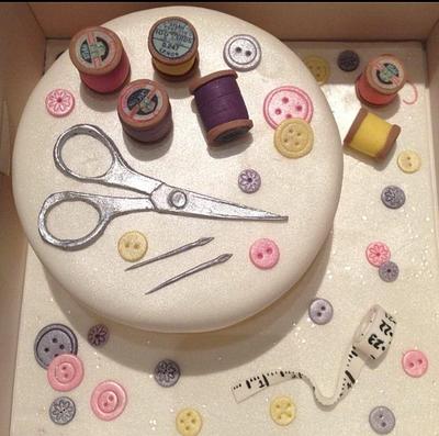 Sewing Cake  - Cake by EM