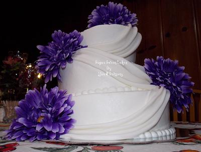Topsy Turvy Wedding Cake - Cake by Sugar Sweet Cakes